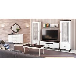 Журнальный столик Неман Тиффани МН-122-07 (Венге/Белый Полуглянец) Thumb