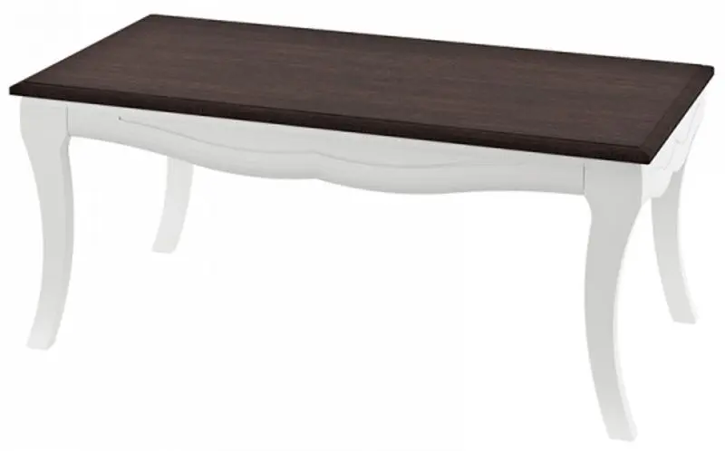 Журнальный столик Неман Тиффани МН-122-07 (Венге/Белый Полуглянец)