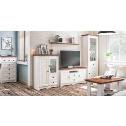 Masa pentru reviste Неман Tivoli МН-035-20 (White Structural/Stirling Oak) Thumb