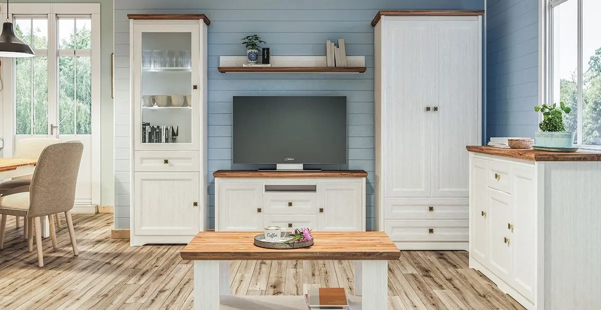 Masa pentru reviste Неман Tivoli МН-035-20 (White Structural/Stirling Oak) - 3