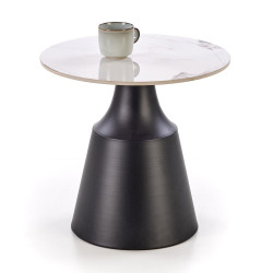 Set mese pentru reviste Halmar Magneta 2pcs (White Marble/Black) Thumb