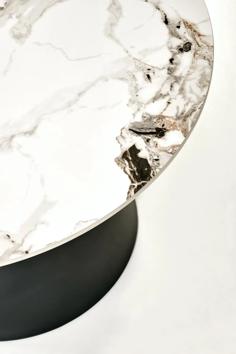 Set mese pentru reviste Halmar Magneta 2pcs (White Marble/Black)