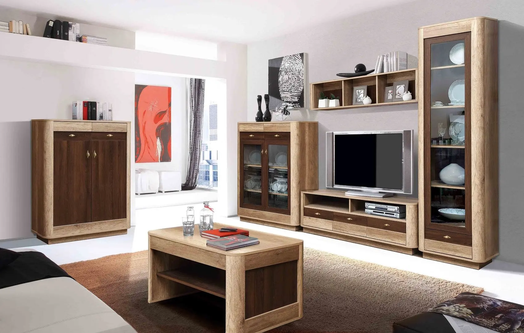 Masa pentru reviste Олмеко Fantaziya 34.20 (Canyon Oak/Cagliari Oak) - 2