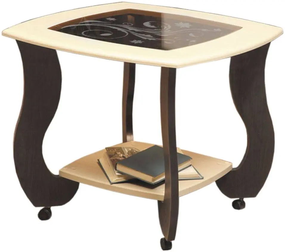 Masa pentru reviste Олмеко Saturn - М01 Wenge/Maple Asia (des. №2)