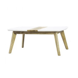 Журнальный столик Prestige Chairs BUC 11 (White/Natural) Thumb