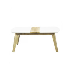 Журнальный столик Prestige Chairs BUC 11 (White/Natural) Thumb