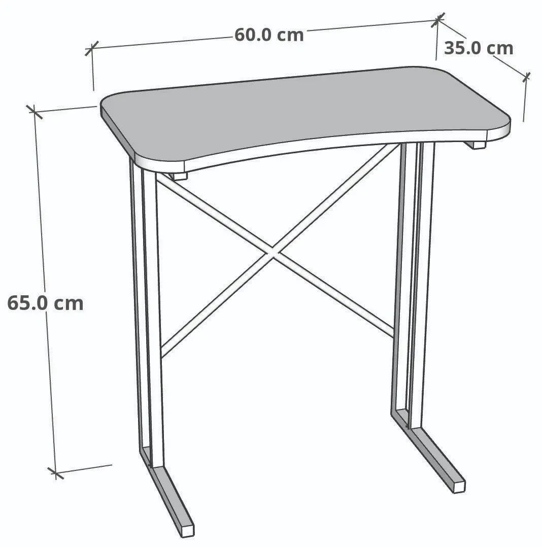 Masa pentru laptop Prestige 60x35x65 (White/Black)