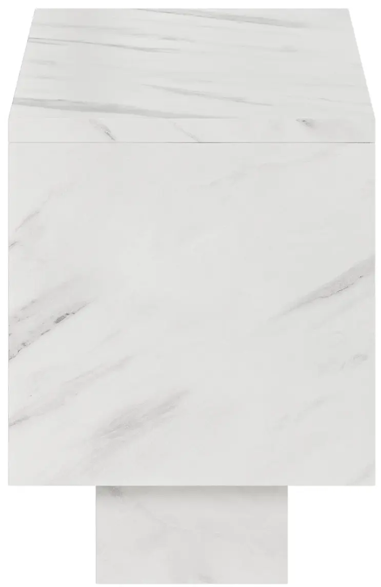 Masa pentru reviste Prospero Moon 30 (White Marble) - 2
