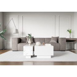 Masa pentru reviste Prospero Moon 30 (White Marble) Thumb