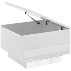 Masa pentru reviste Prospero Moon 60 (White Gloss) Thumb