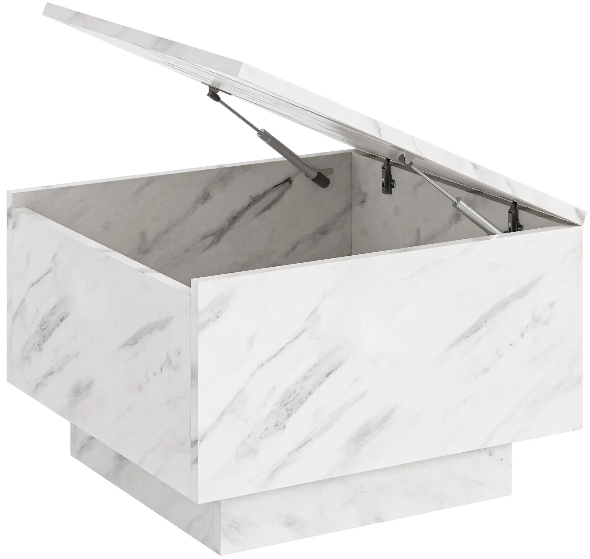Masa pentru reviste Prospero Moon 60 (White Marble) - 2