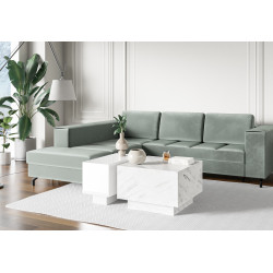 Masa pentru reviste Prospero Moon 60 (White Marble) Thumb