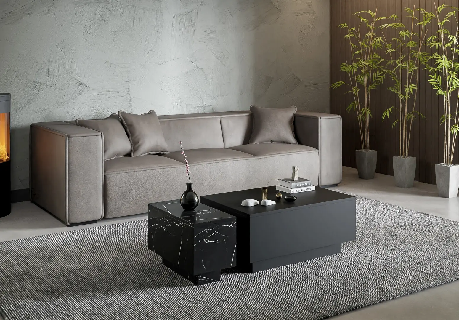 Masa pentru reviste Prospero Moon 90 (Black) - 4