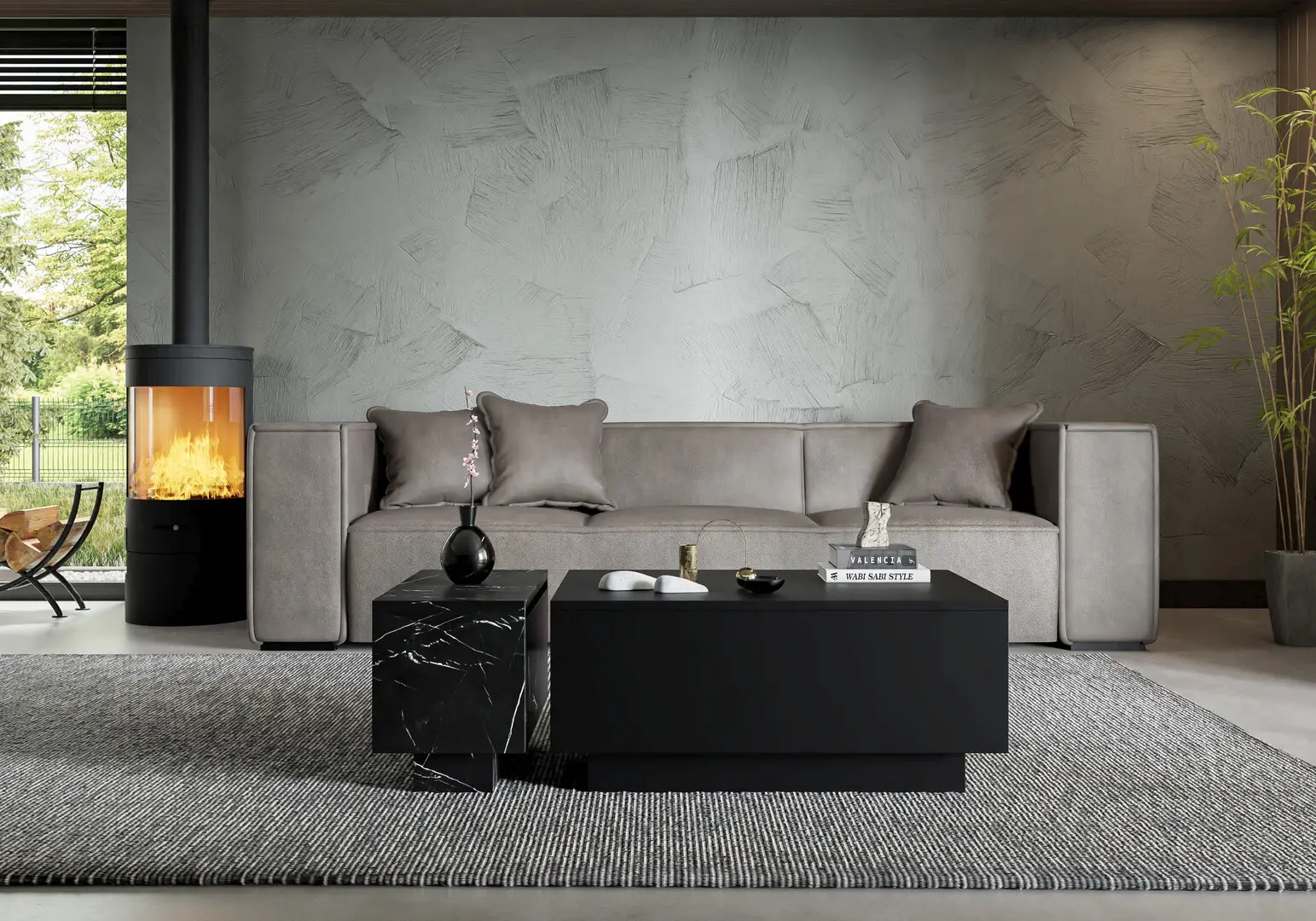 Masa pentru reviste Prospero Moon 90 (Black) - 5