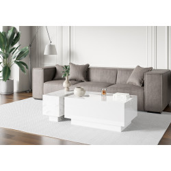 Masa pentru reviste Prospero Moon 90 (White Gloss) Thumb