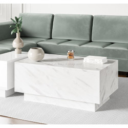 Masa pentru reviste Prospero Moon 90 (White Marble)