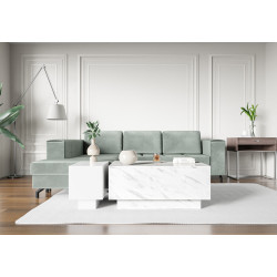 Masa pentru reviste Prospero Moon 90 (White Marble) Thumb