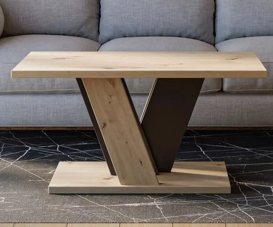 Masa pentru reviste Prospero Viney (Artisan Oak/Black)