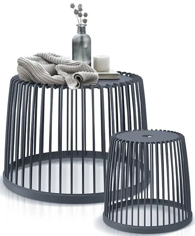 Set mese pentru reviste Prosperplast Clubo 4 (Anthracite) - 2