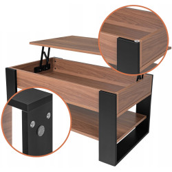 Журнальный столик Ruhhy 27849 (Craft Oak/Black) Thumb