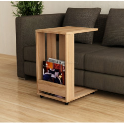 Masa pentru reviste Showdeko EDI (Oak)