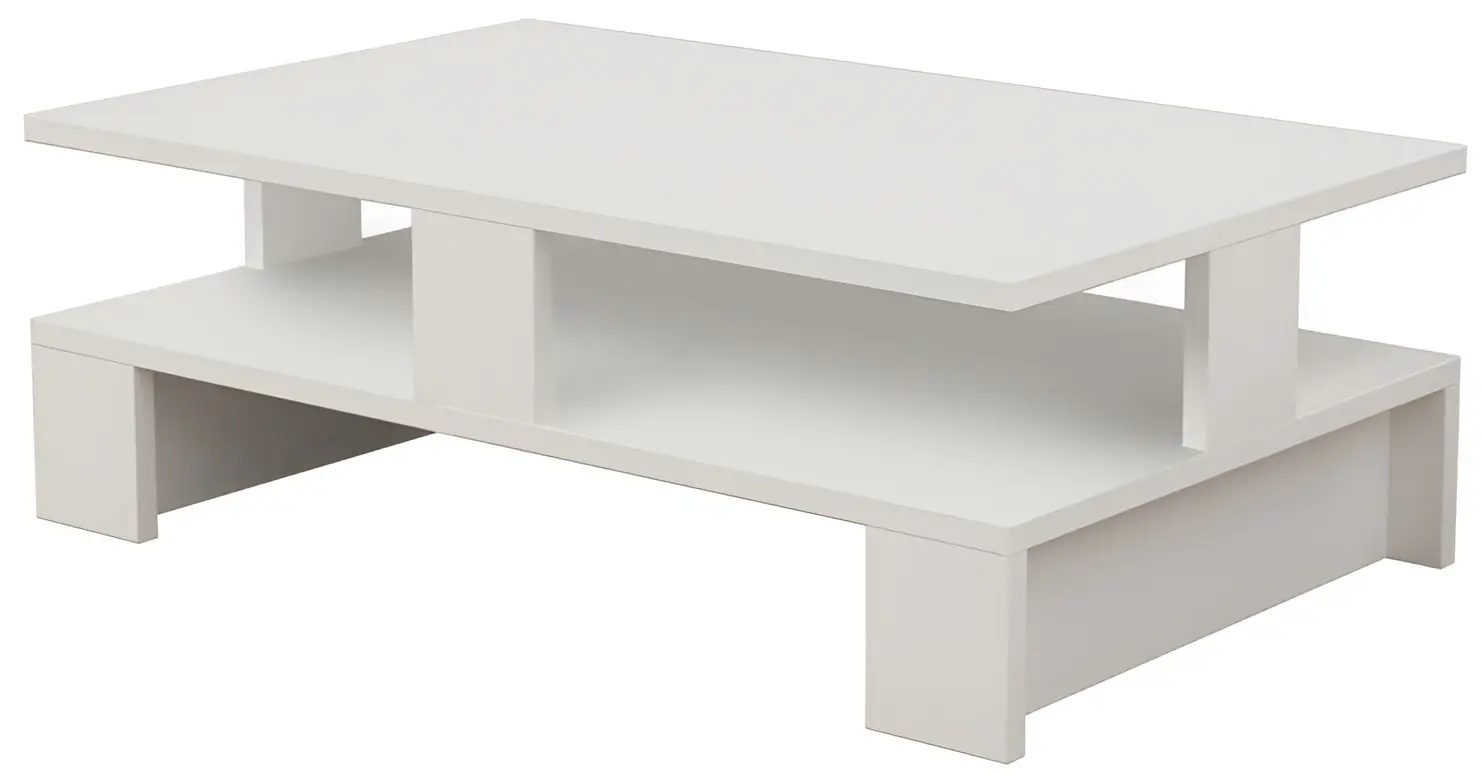 Masa pentru reviste Showdeko Mansu (White) - 2