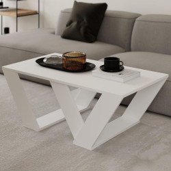 Masa pentru reviste Showdeko Pipra (White) Thumb