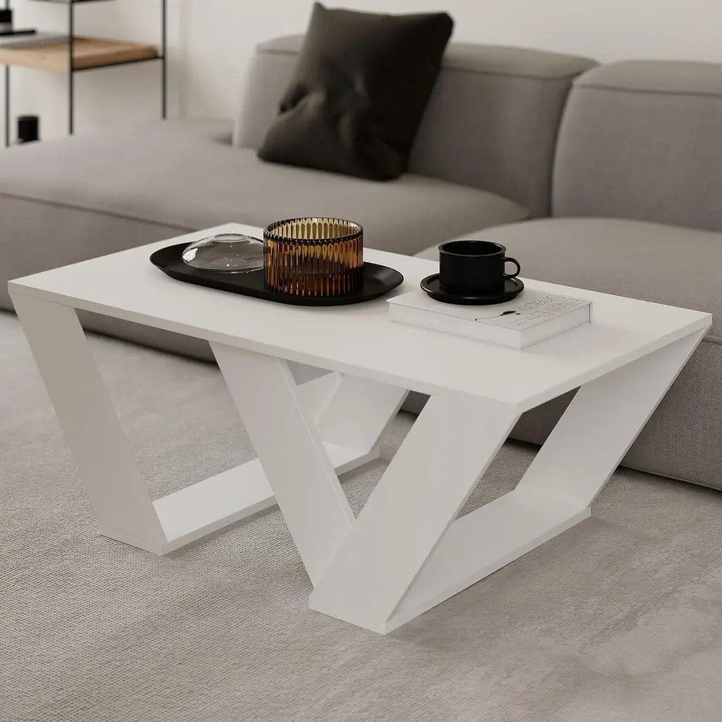 Masa pentru reviste Showdeko Pipra (White) - 3