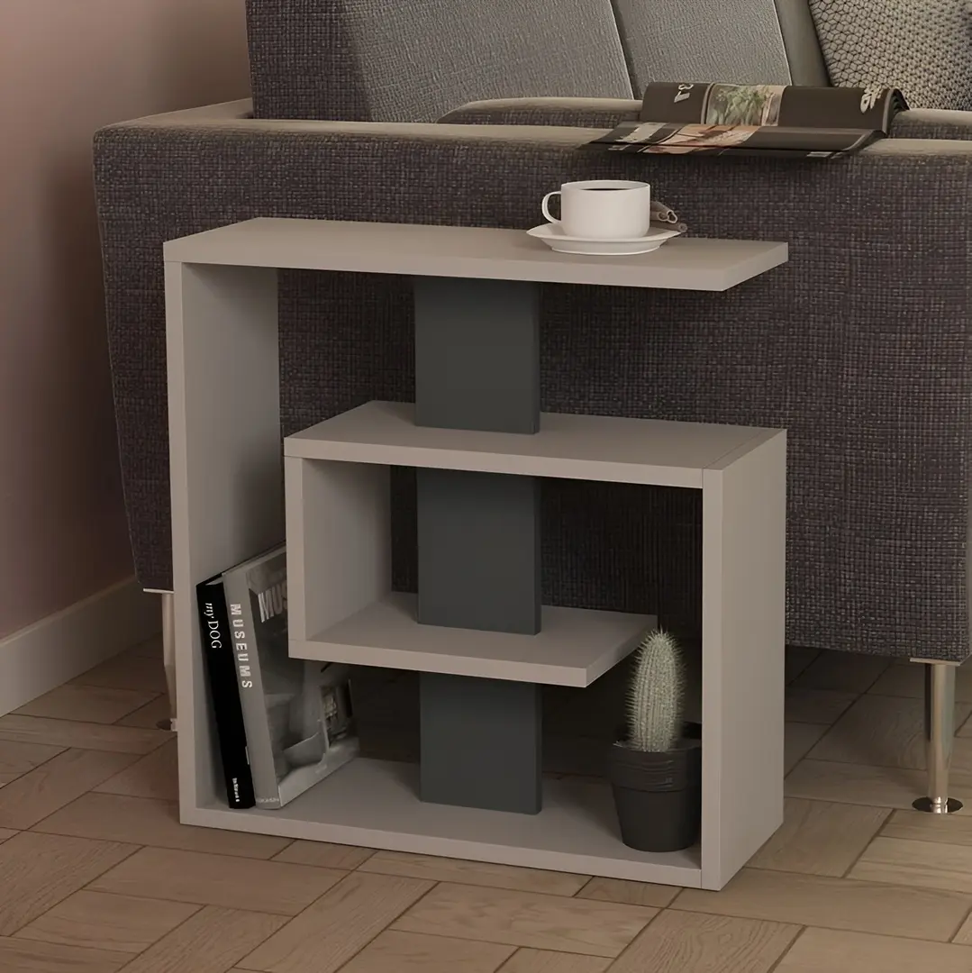 Masa pentru reviste Showdeko Saly (Light Mocha/Anthracite)