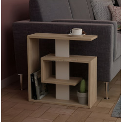 Masa pentru reviste Showdeko Saly (Oak/White)