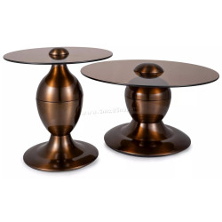 Set mese pentru reviste Signal Cassie (Transparent Brown/Copper)