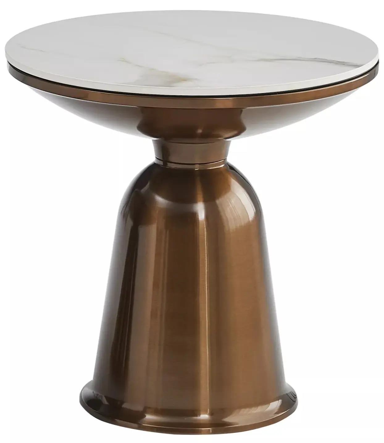 Set mese pentru reviste Signal Vera (White Marble/Copper)