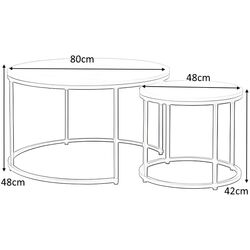 Masa pentru reviste Signal Dion (Black Marble/Black) Thumb