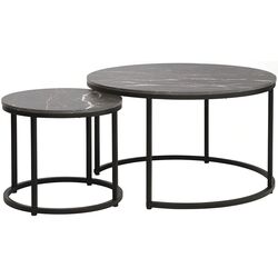 Masa pentru reviste Signal Dion (Black Marble/Black)