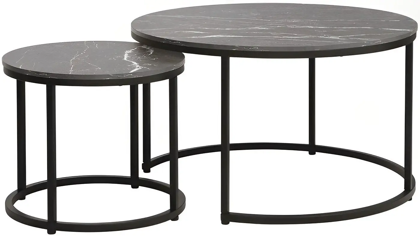 Masa pentru reviste Signal Dion (Black Marble/Black)