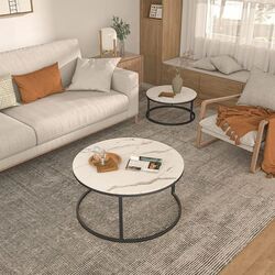 Set masute pentru reviste Signal Ferrante C (White/Black Matt) Thumb