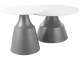 Set masute pentru reviste Signal Itaka (White/Grey)