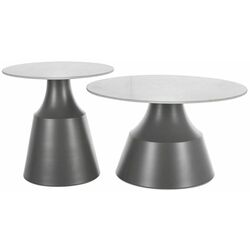 Set masute pentru reviste Signal Itaka (White/Grey) Thumb