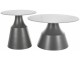 Set masute pentru reviste Signal Itaka (White/Grey)