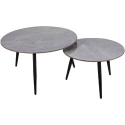 Set masute pentru reviste Signal Kora C (Gray/Black Matt) Thumb