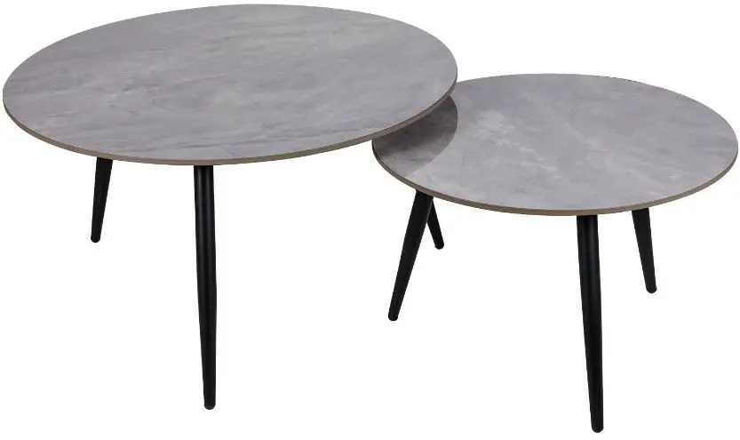 Set masute pentru reviste Signal Kora C (Gray/Black Matt)