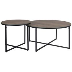 Set masute pentru reviste Signal Palermo I (Light Brown/Black) Thumb