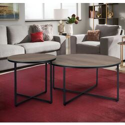 Set masute pentru reviste Signal Palermo I (Light Brown/Black)