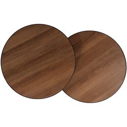 Set masute pentru reviste Signal Penelope (Walnut/Black) Thumb