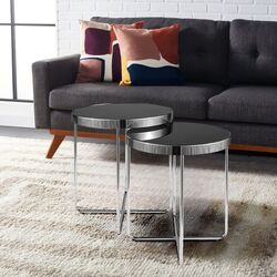 Set mese pentru reviste Signal Saga (Black/Chrome)