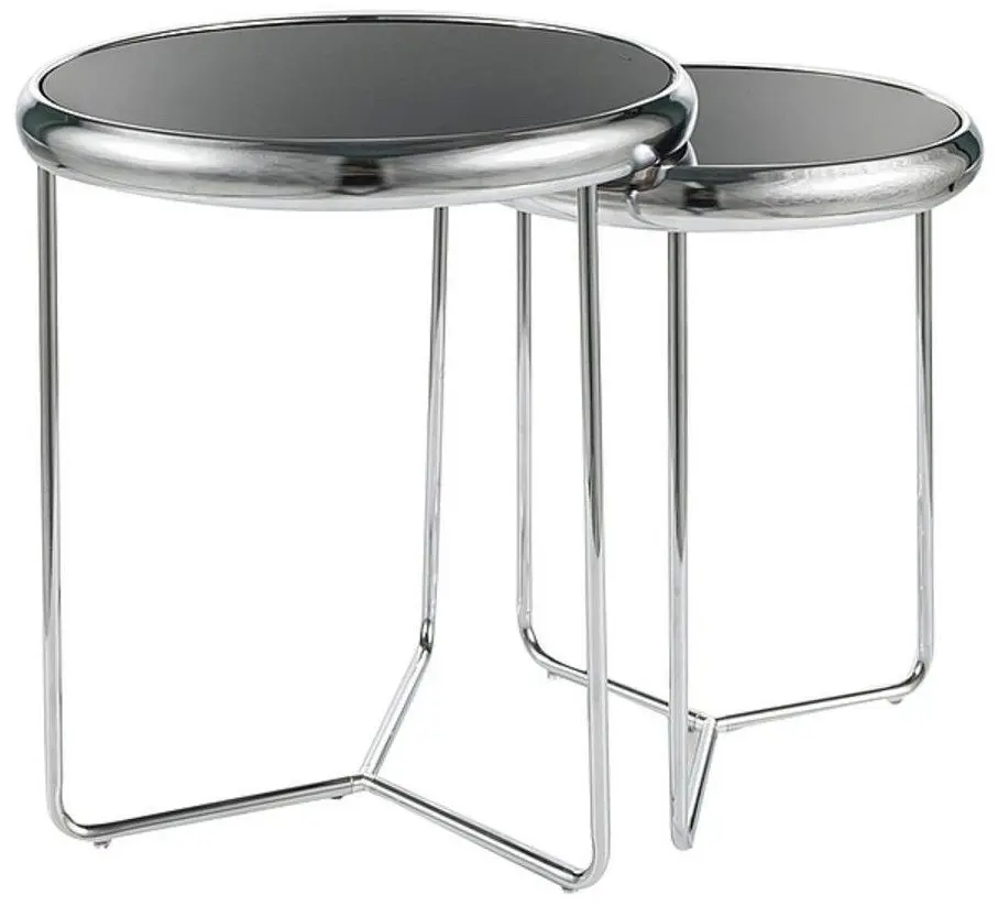 Set mese pentru reviste Signal Scarlet II (Black/Chrome)