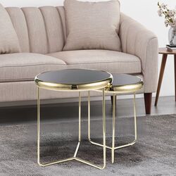 Set mese pentru reviste Signal Scarlet II (Black/Gold)