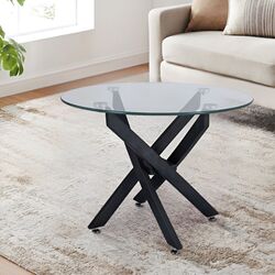 Журнальный столик Signal Agis A FI60 (Transparent/Black)