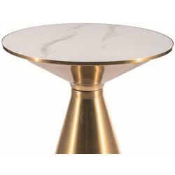 Masa pentru reviste Signal Aries 50 (White/Gold) Thumb