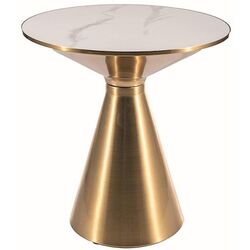 Masa pentru reviste Signal Aries 50 (White/Gold) Thumb